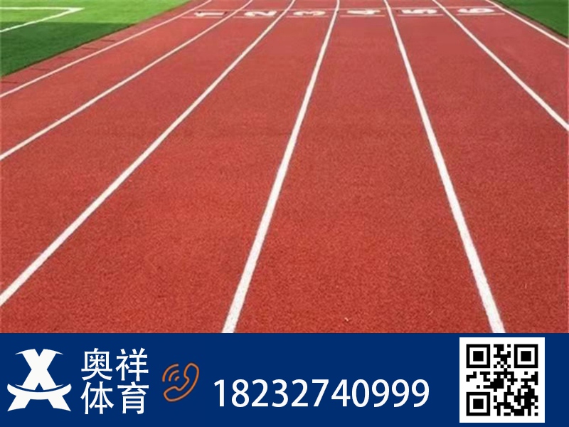全塑型塑胶跑道