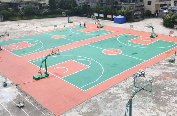 江津凤场小学硅pu球场